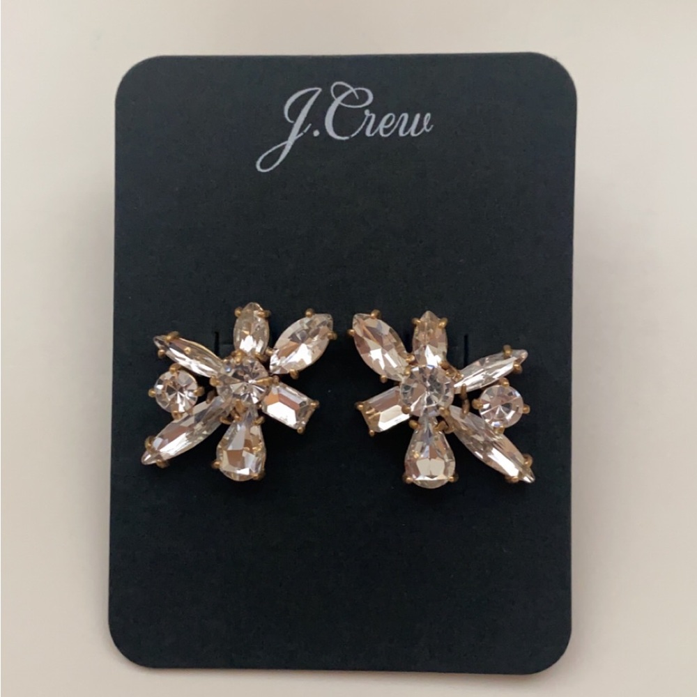 🌟Last Day on Posh🌟 J Crew Crystal Earrings